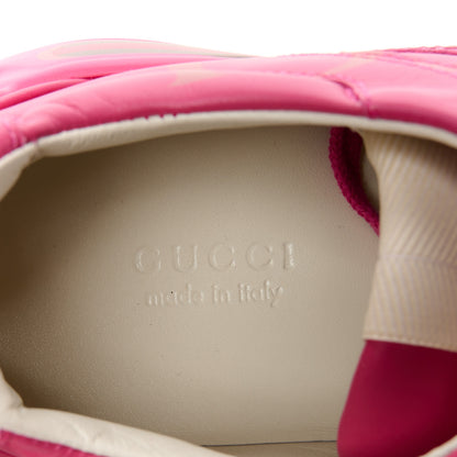 Gucci Calfskin Logo Mens Rhyton Sneakers 37.5 Box Pink 7 of 8