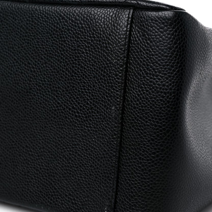 Chanel Caviar Quilted Grand Shopping Tote GST Black 12 of 14