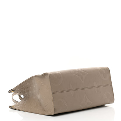 Louis Vuitton Empreinte Monogram Giant Onthego MM Tourterelle 4 of 15