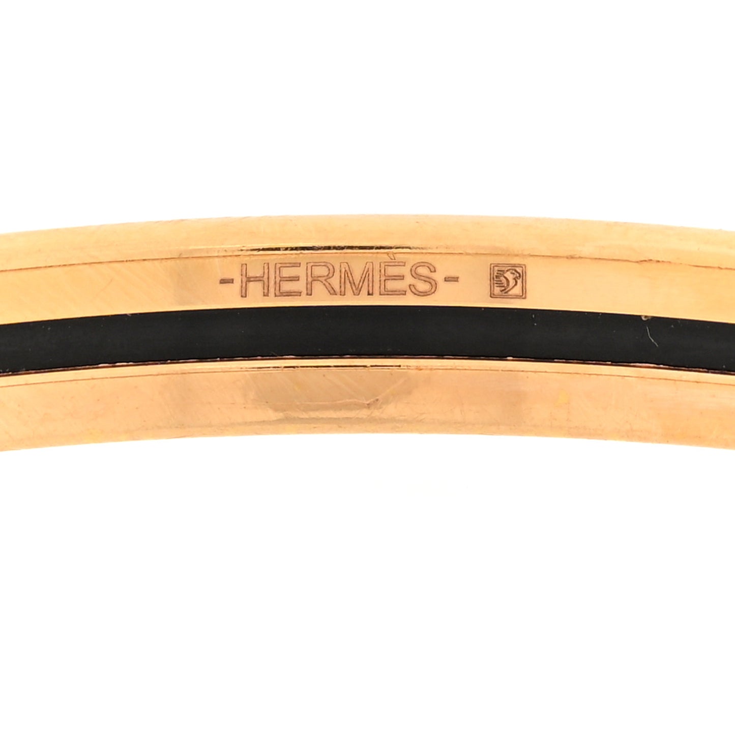 Enamel Printed Flagship Extra Narrow Bracelet 65 White