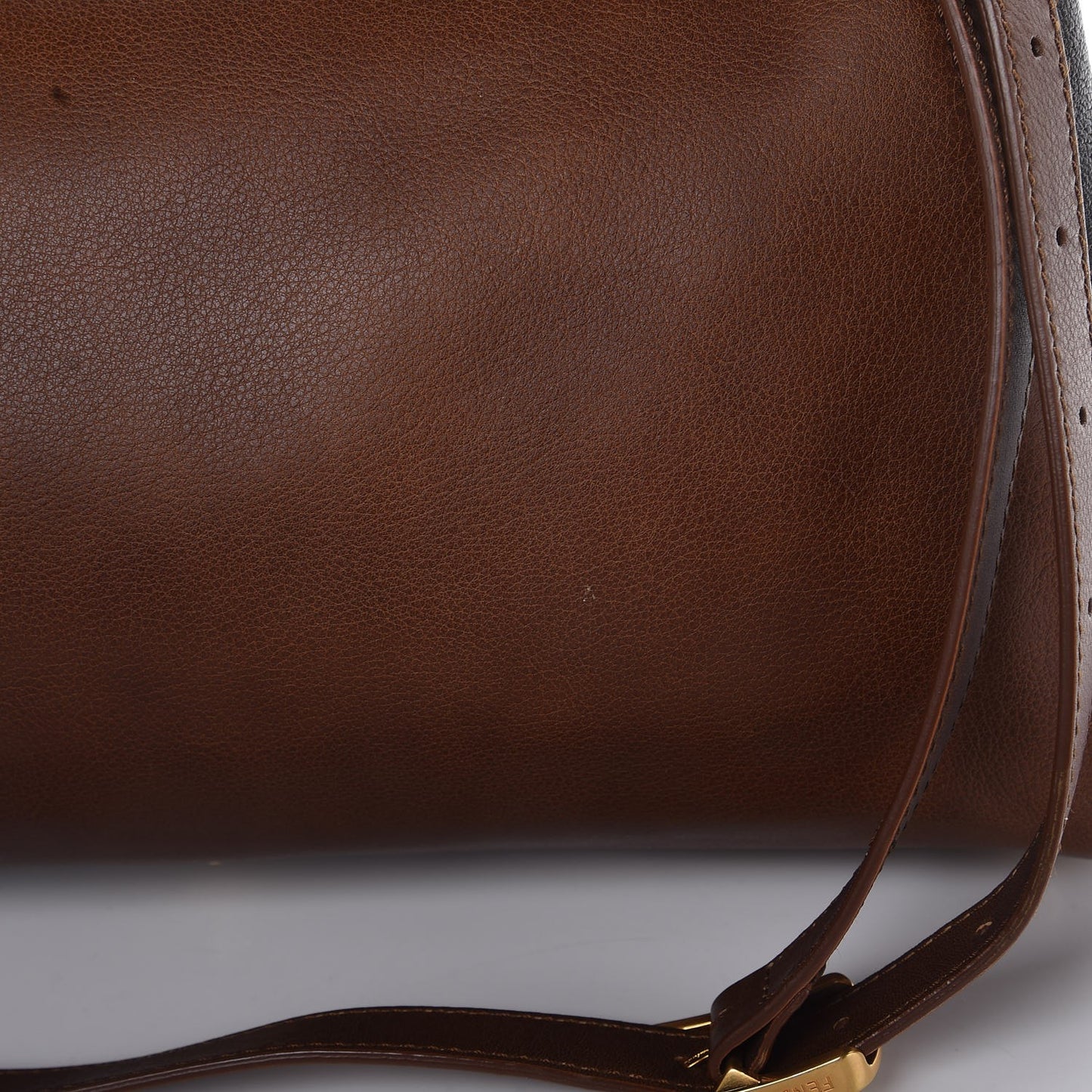 Capra Vitello Saddle Colorblock Large Chameleon Tote Moro Biscotto