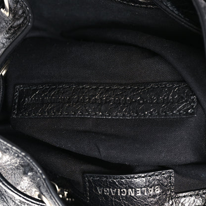 Balenciaga Agneau Arena Le Cagole Bucket Bag XS Black 7 of 9