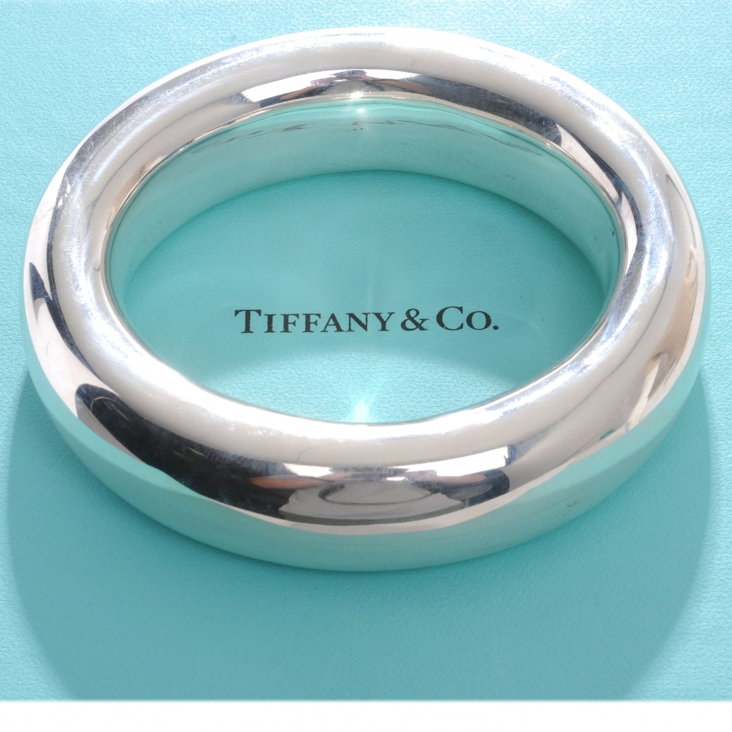 Sterling Silver Elsa Peretti Doughnut Bangle Bracelet