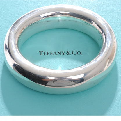 Tiffany Sterling Silver Elsa Peretti Doughnut Bangle Bracelet 1 of 5