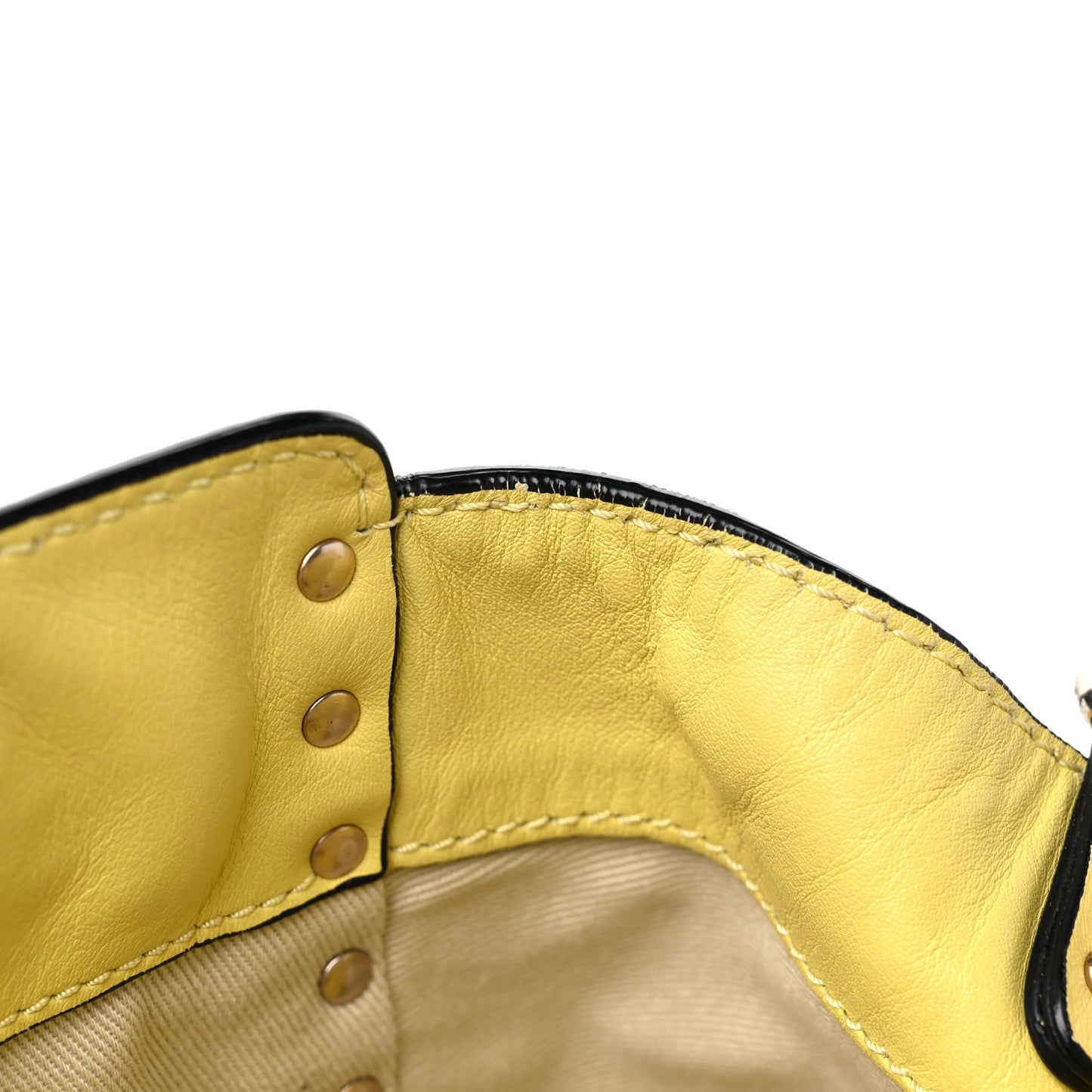 Vitello Small Rockstud Tote Water Yellow