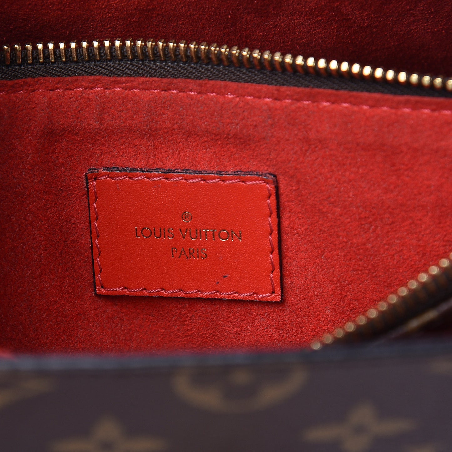 Monogram Flower Tote Coquelicot