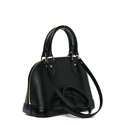 Louis Vuitton Epi Alma BB Black 3 of 9