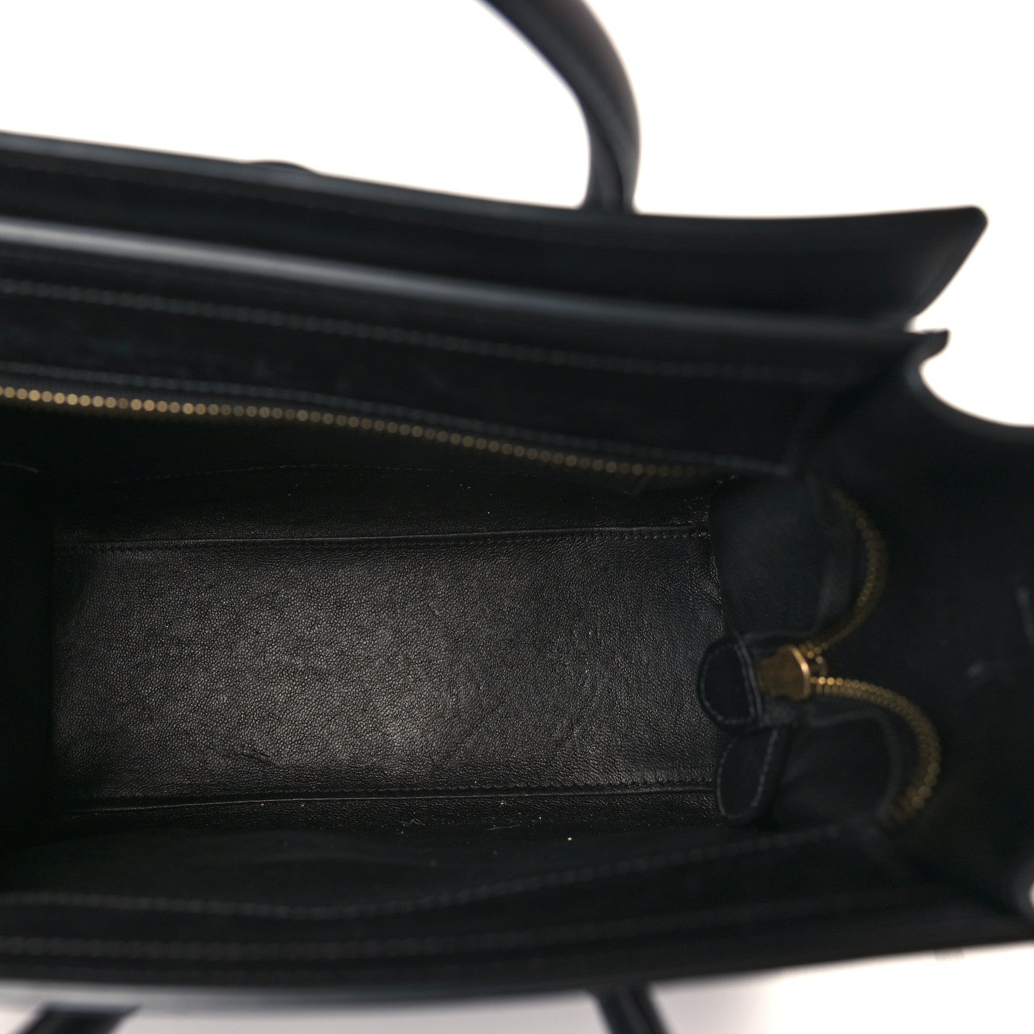Celine Baby Grained Calfskin Nubuck Nano Tri-Color Luggage Porcelain 4 of 7