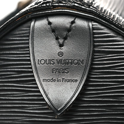 Louis Vuitton Epi Speedy 30 Black 6 of 9