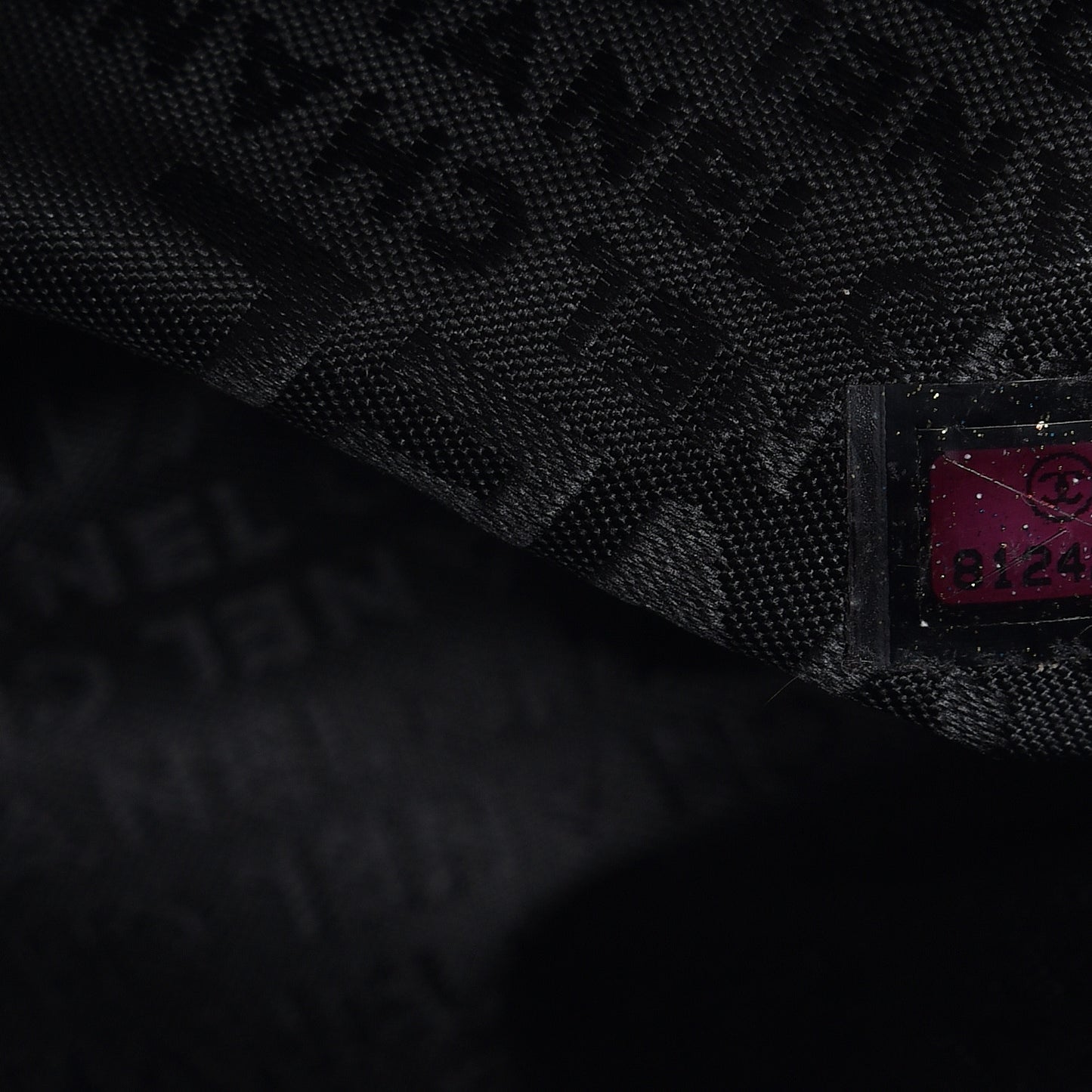 Needlepoint Precious Symbols Shoulder Bag Black