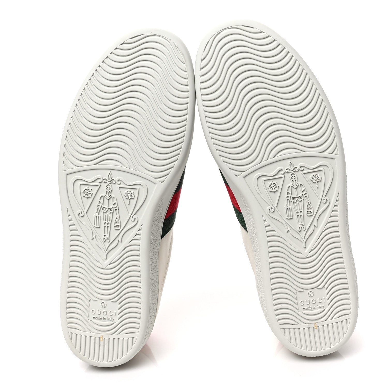 Gucci X FREYA HARTAS Calfskin Miro Soft Web Mythical Creature Embroidered Mens Ace Sneakers 6 New Mystic White 6 of 8