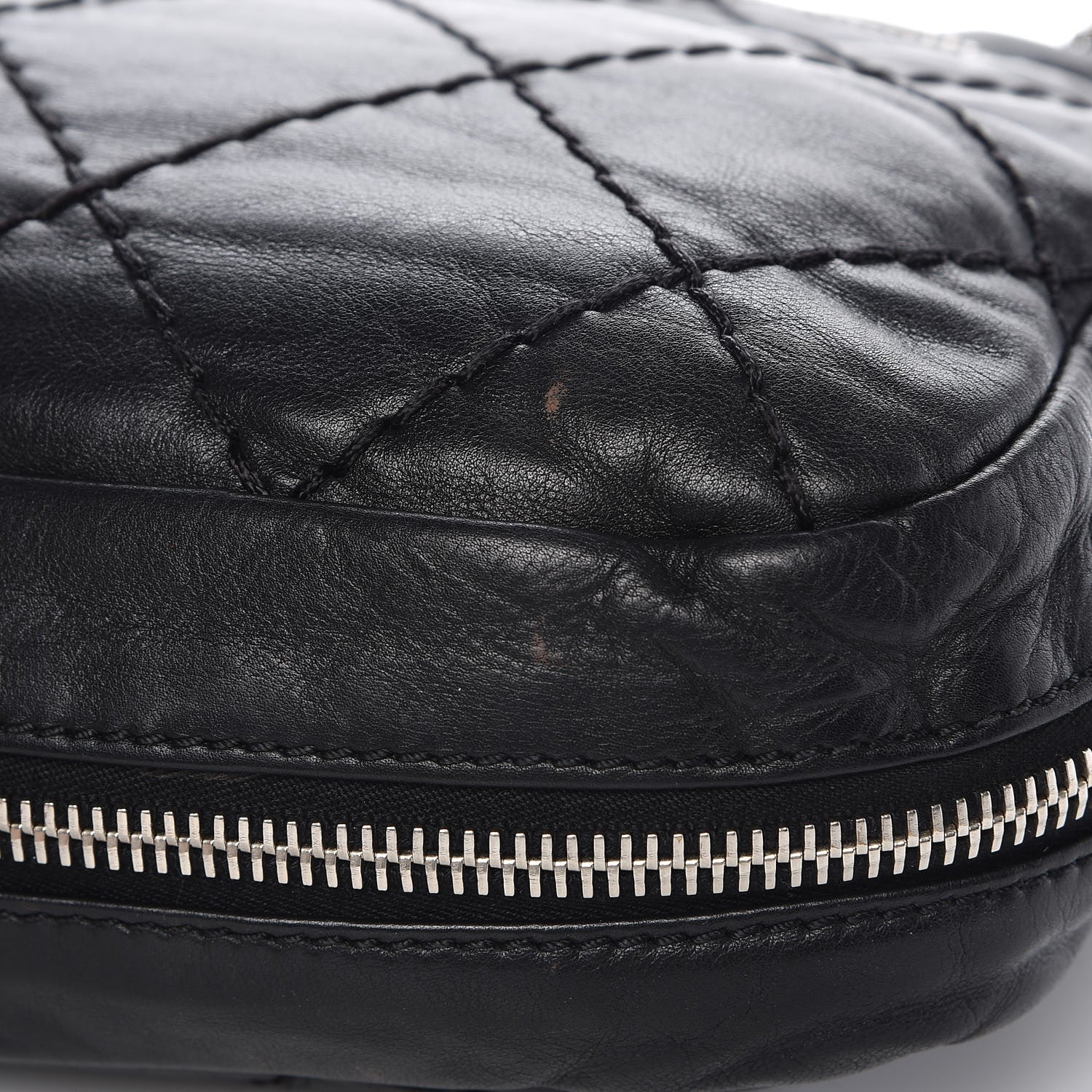Chanel Calfskin Stitched Expandable Flap Black 10 of 10