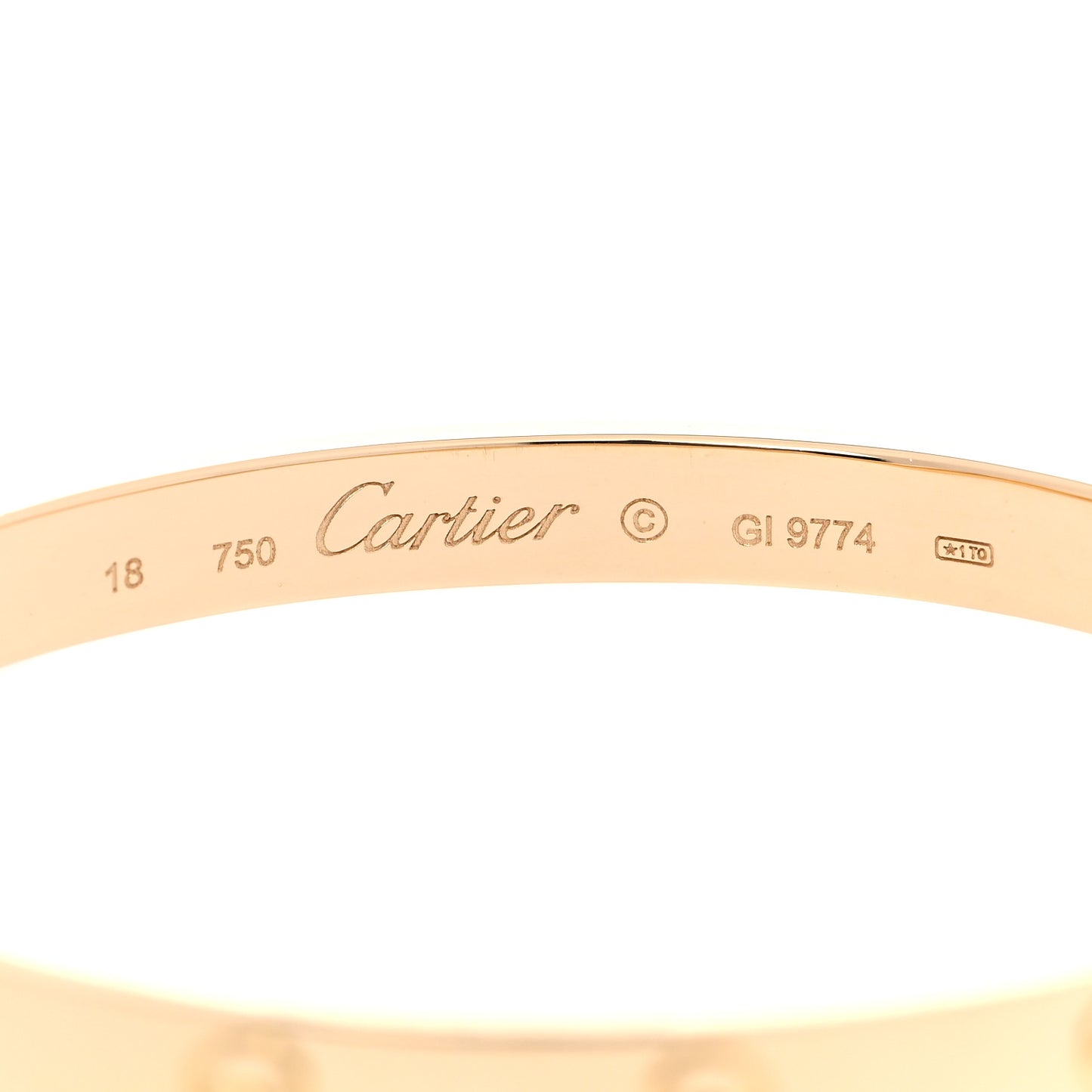 18K Yellow Gold LOVE Bracelet 18