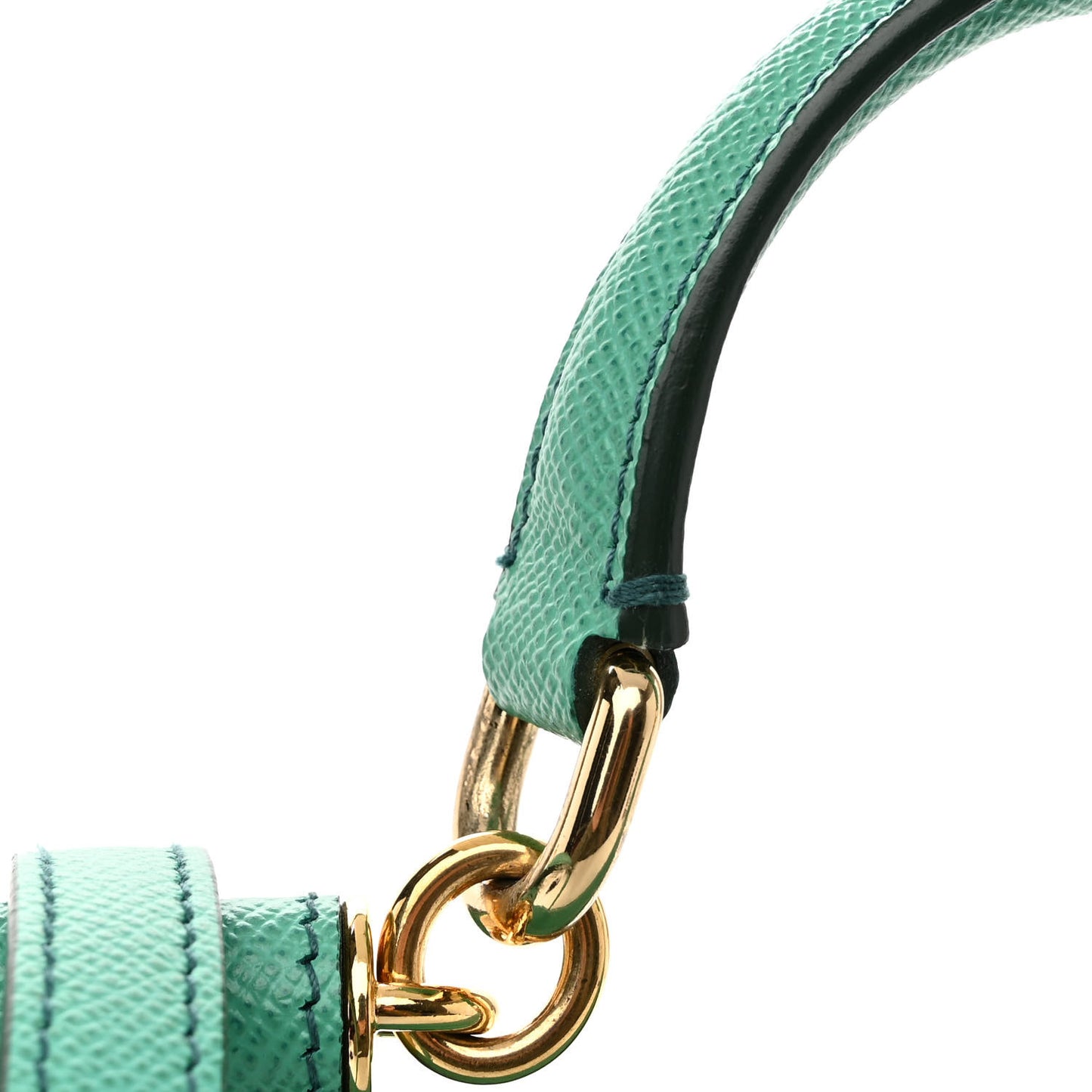 DOLCE &amp; GABBANA Dauphine Calfskin Medium Miss Sicily Satchel Verde Muschio