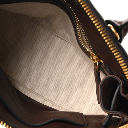 Miu Miu Nappa Aviator Small Aventure Bag  Briarwood 4 of 8