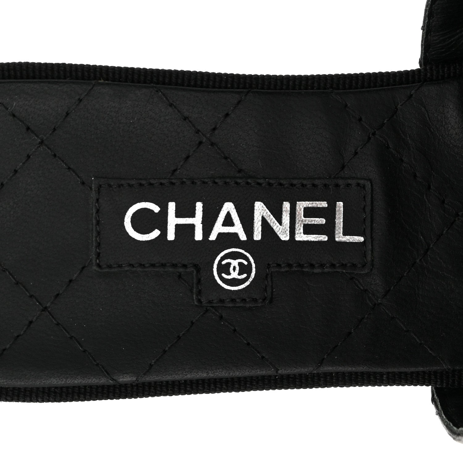 Chanel Lambskin Quilted CC Mules Sandals 39 Black 7 of 9