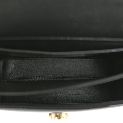 Saint Laurent Grain de Poudre Medium Classic Monogram Cassandra Top Handle Black 5 of 15