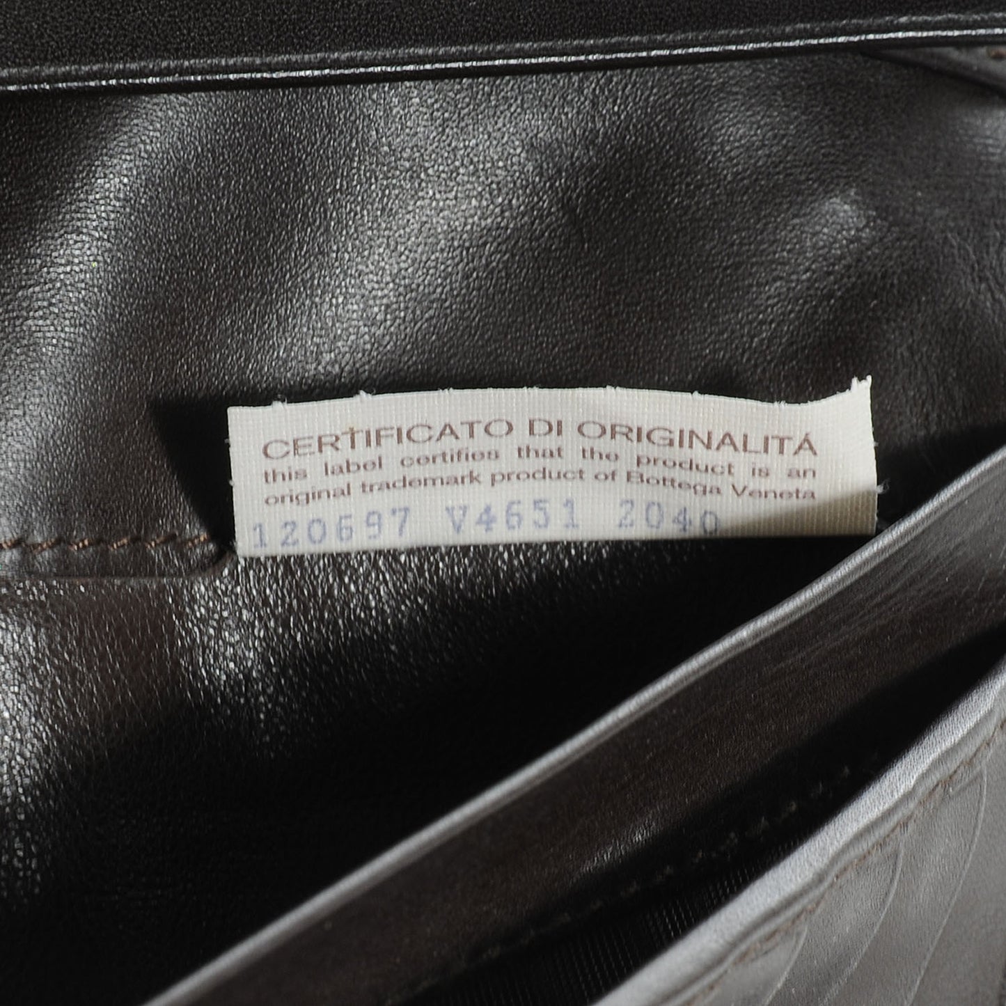 Intrecciato Continental Wallet Ebano