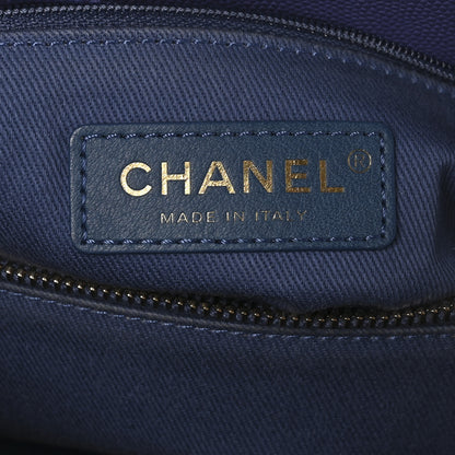 Chanel Caviar Quilted Small Coco Handle Flap Dark Purple 6 of 10