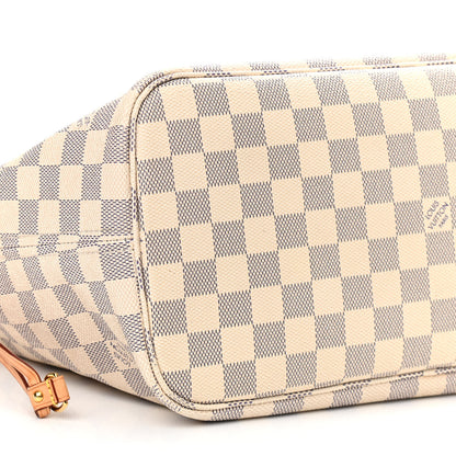 Louis Vuitton Damier Azur Neo Neverfull MM Rose Ballerine 10 of 15