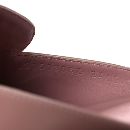 Hermes Matte Alligator Calfskin Oz Mules 37.5 Rose Aquarelle 10 of 12