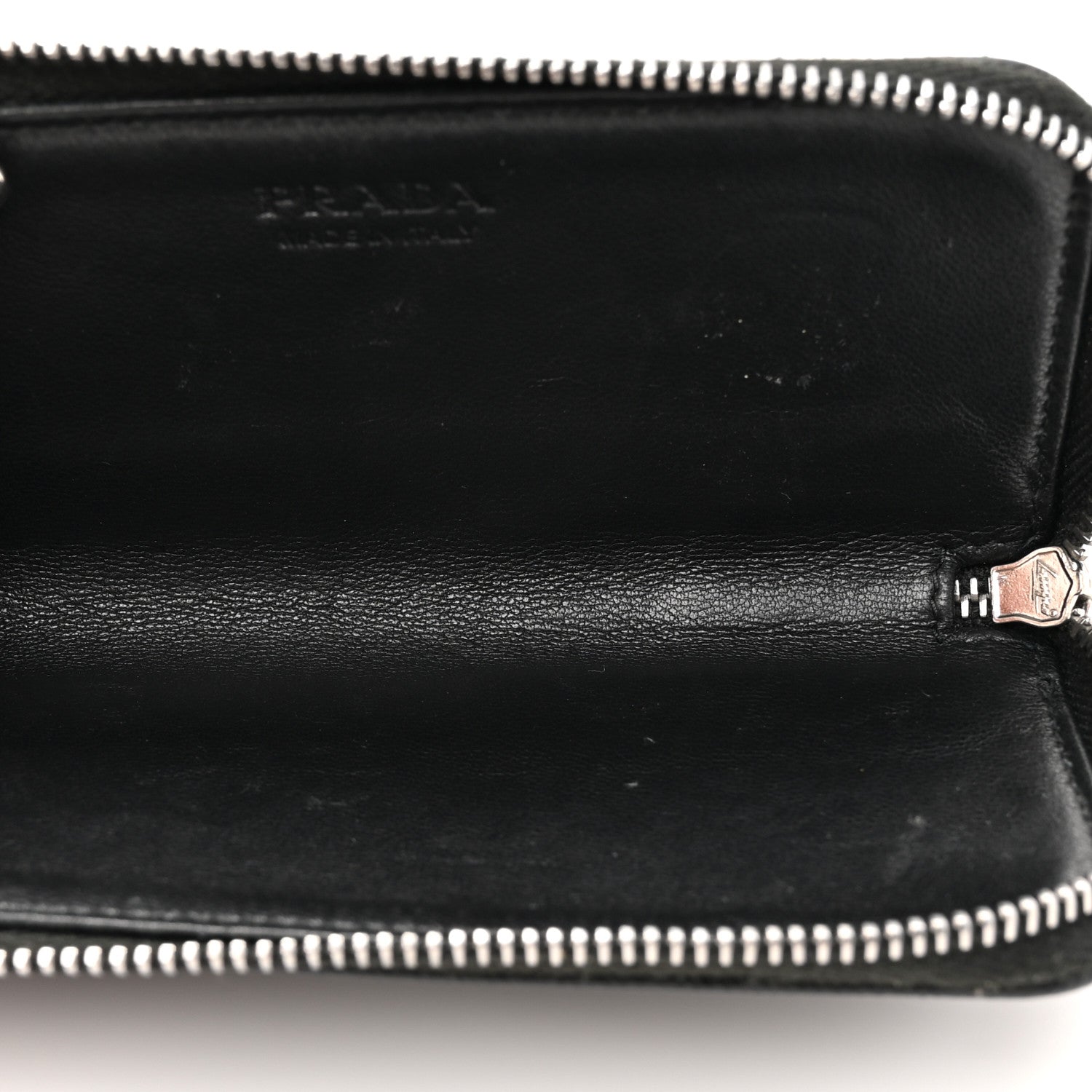 Prada Saffiano Key Holder Black 5 of 9