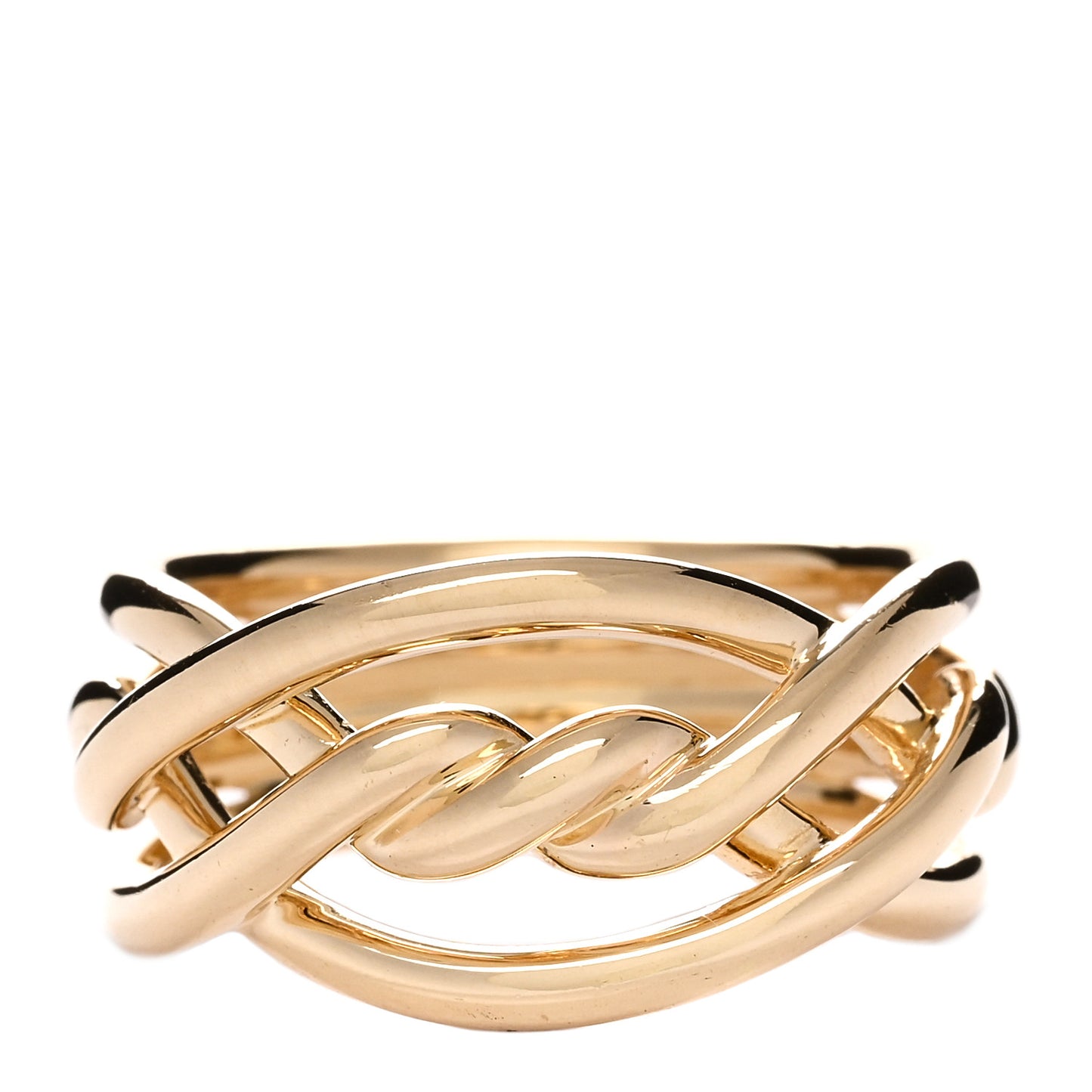 18K Yellow Gold 11.5mm Continuance Ring 57 8