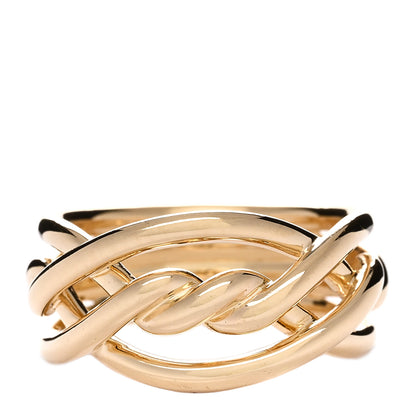 David Yurman 18K Yellow Gold 11.5mm Continuance Ring 57 8 1 of 3