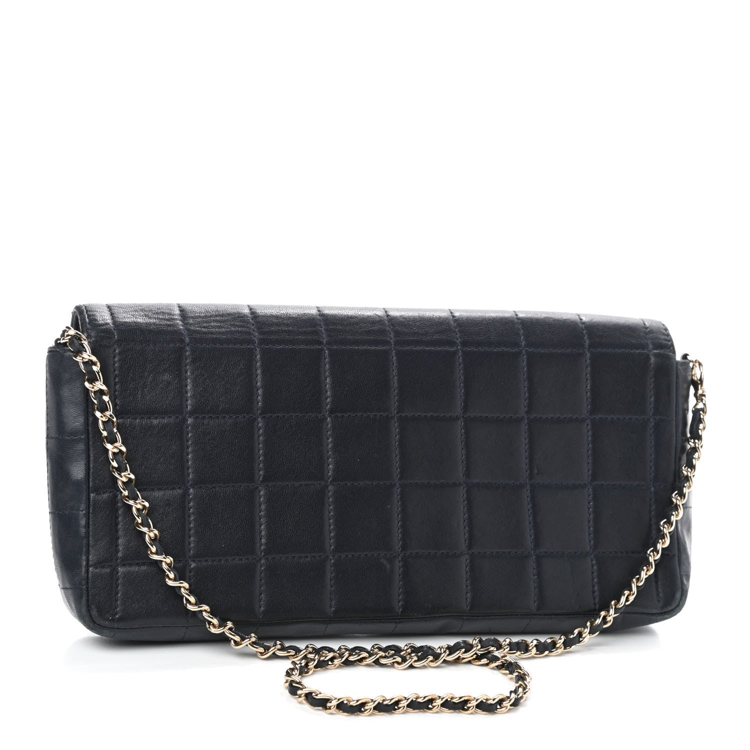 Chanel Lambskin East West Chocolate Bar Flap Black 3 of 10