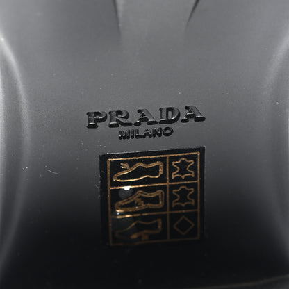 Prada Vitello Montana Lug Sole Chelsea 55mm Boots 37 Black 6 of 8