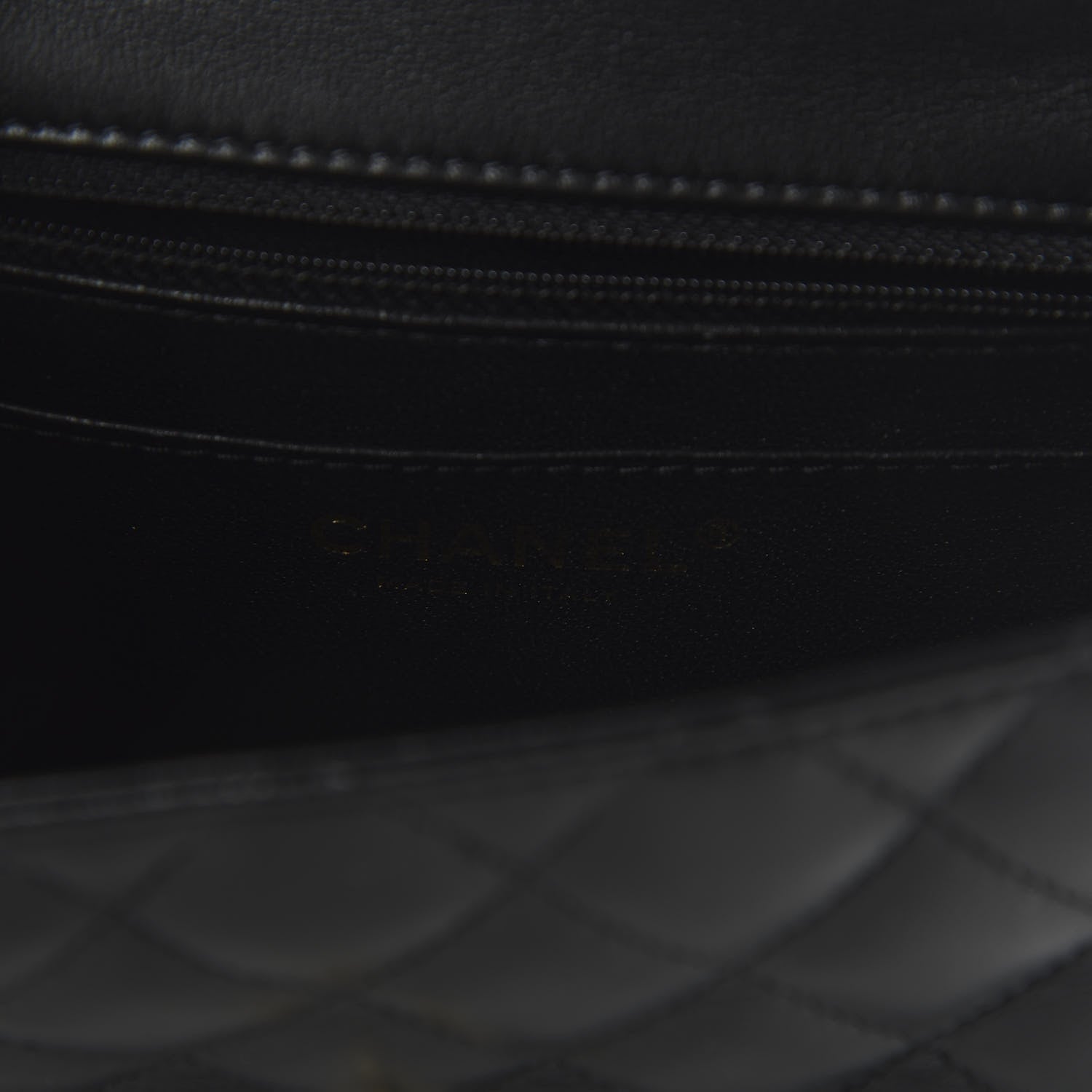 Chanel Lambskin Quilted Mini Square Flap Black 8 of 11