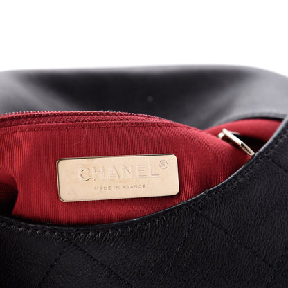Chanel Calfskin Stitched Messenger Flap Black 6 of 9