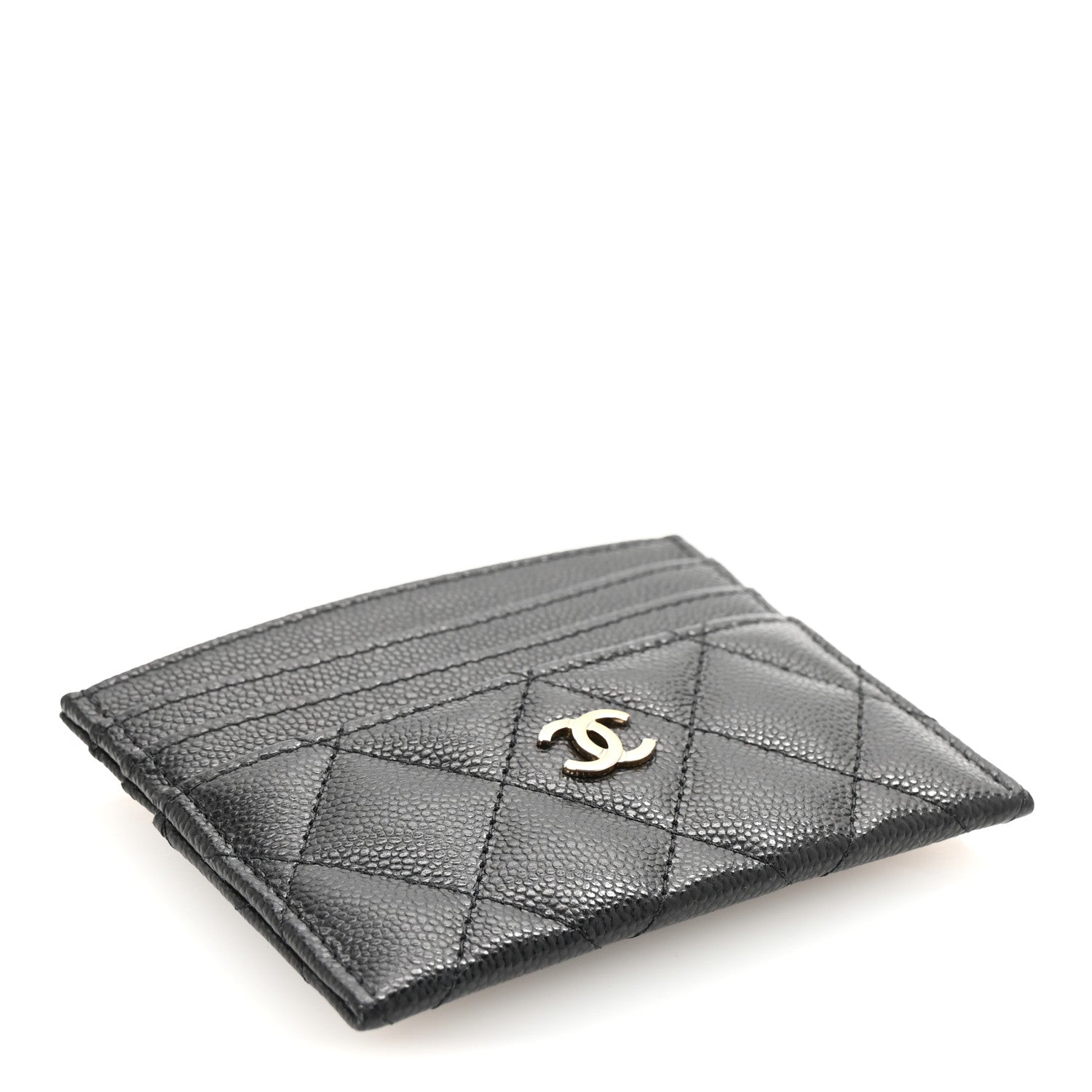 Chanel Caviar Quilted Multi Card Holder Black 4 of 8