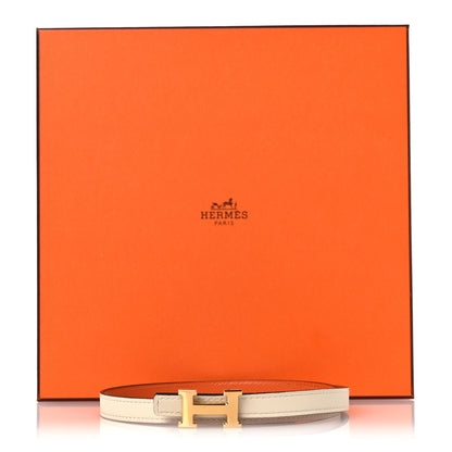 Hermes Epsom Swift 13mm H Belt 80 32 Orange Nata 6 of 6