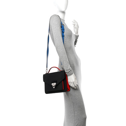 Louis Vuitton Epi Neo Monceau Black Coquelicot Blue Roi Safran 2 of 14
