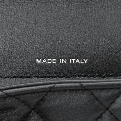 Chanel Lambskin Quilted Flap Phone Holder With Chain So Black 8 of 12