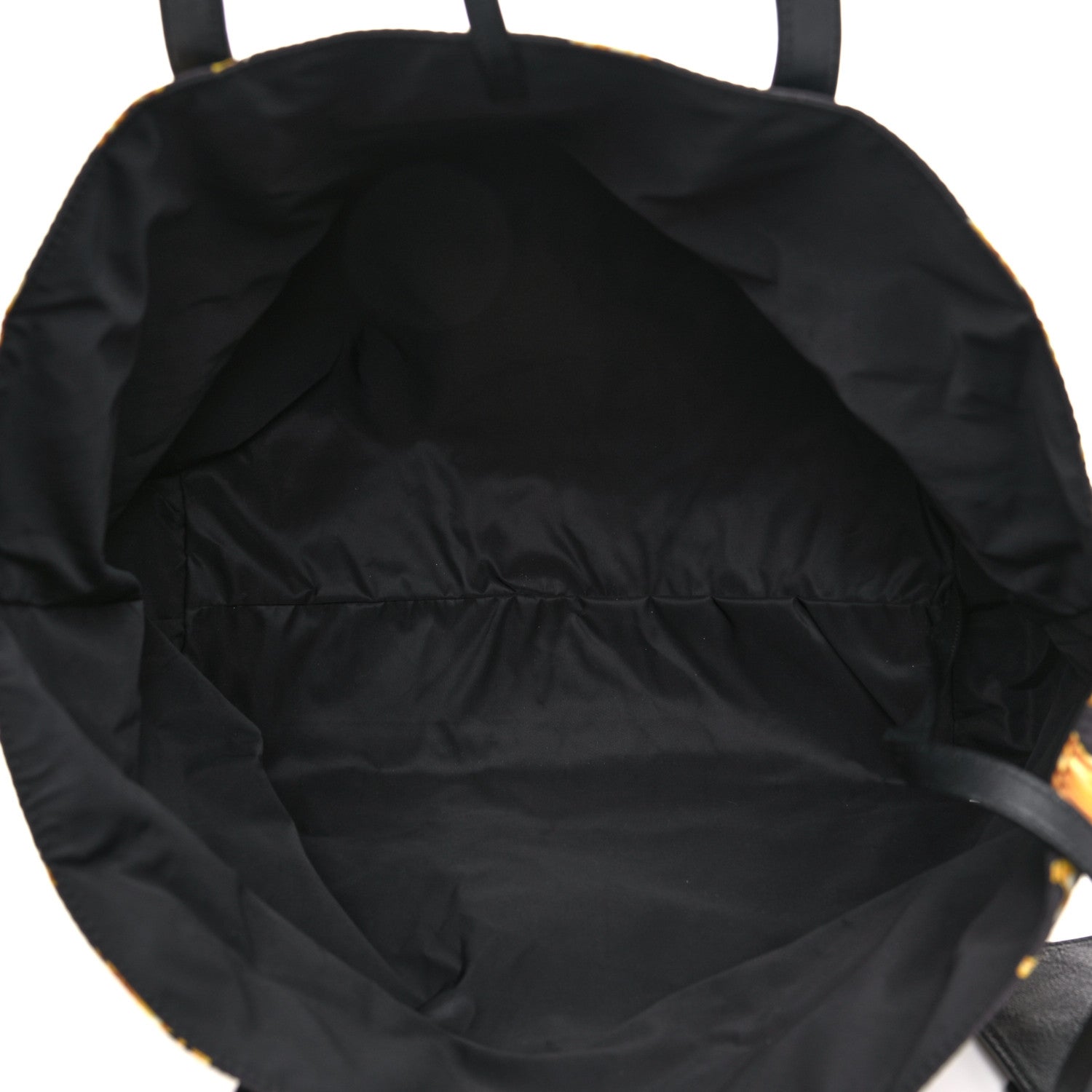 Versace Nylon Baroque Print Tote Black 5 of 10