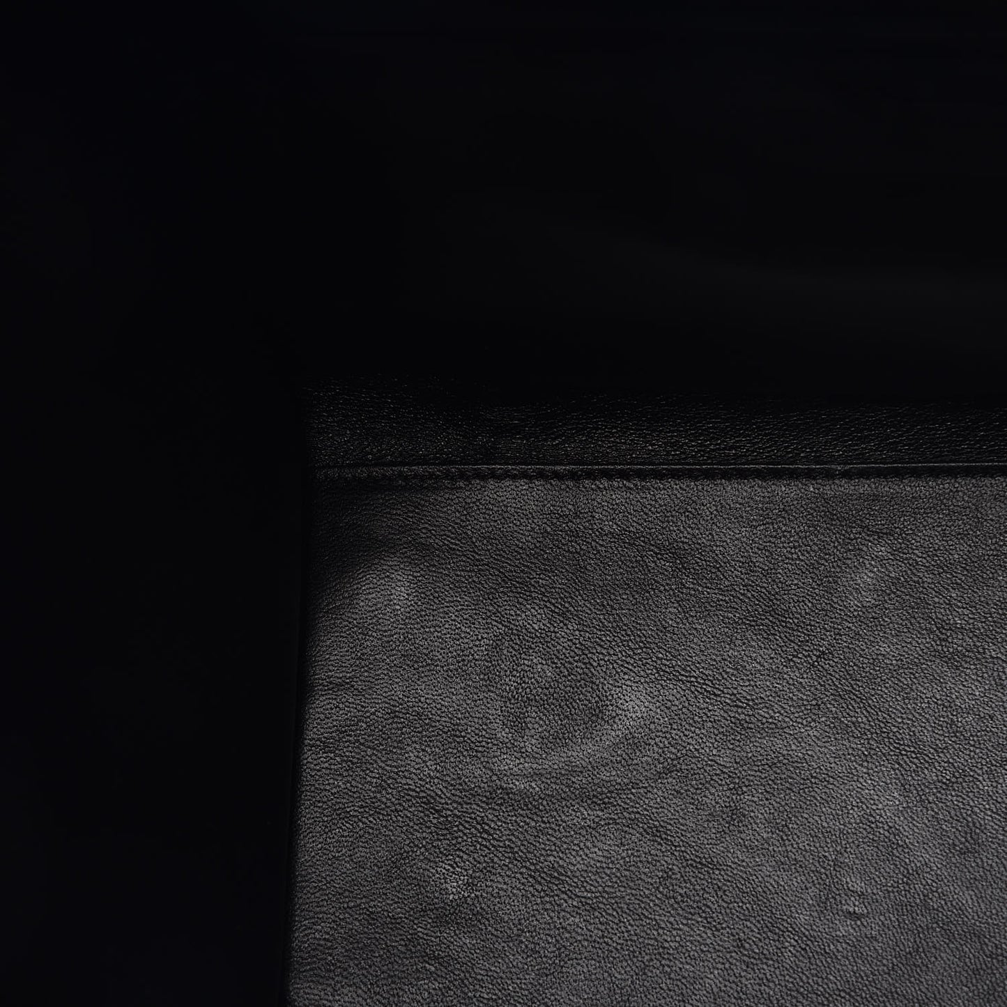 Smooth Calfskin Mini Luggage Black