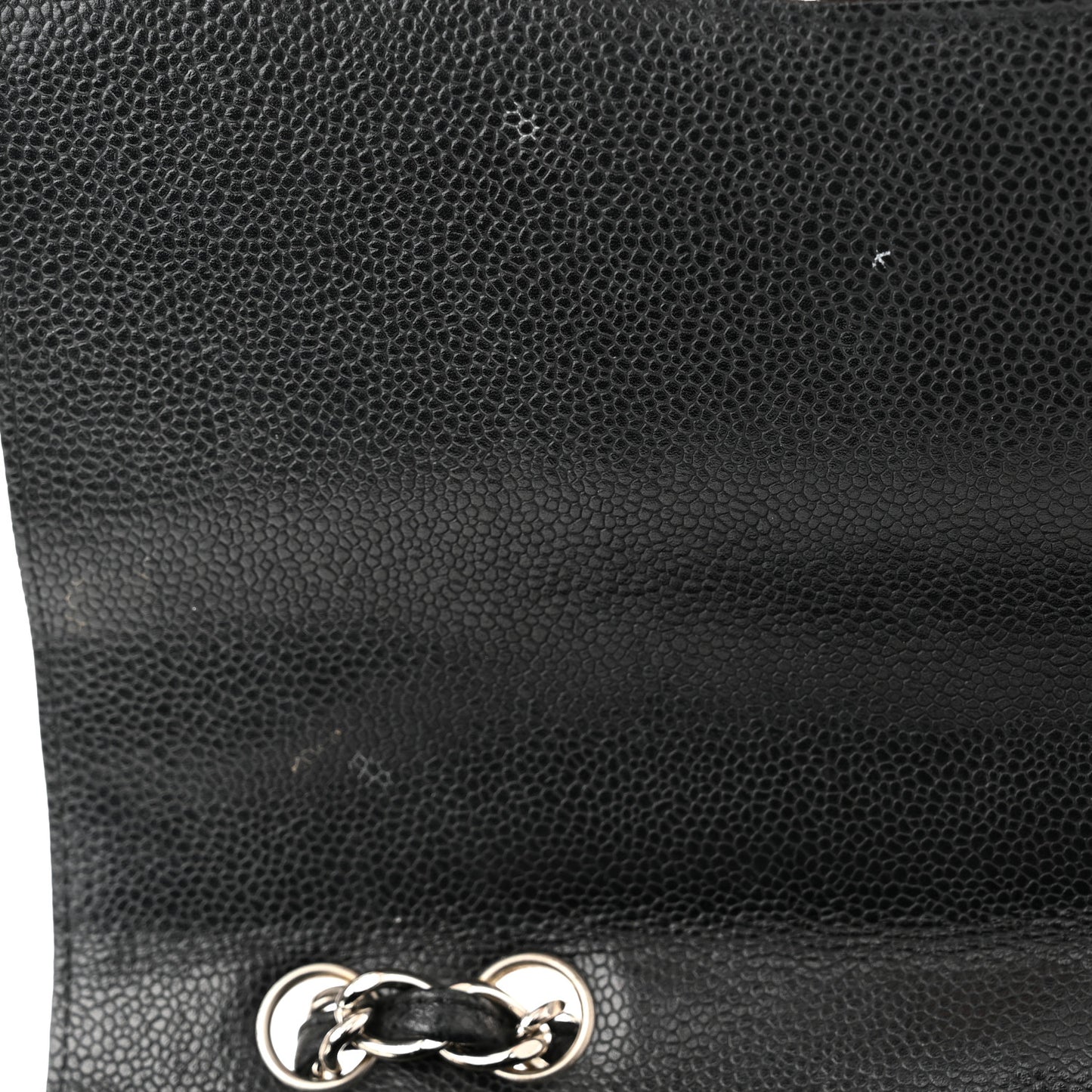 Caviar Quilted Jumbo Single Flap Black