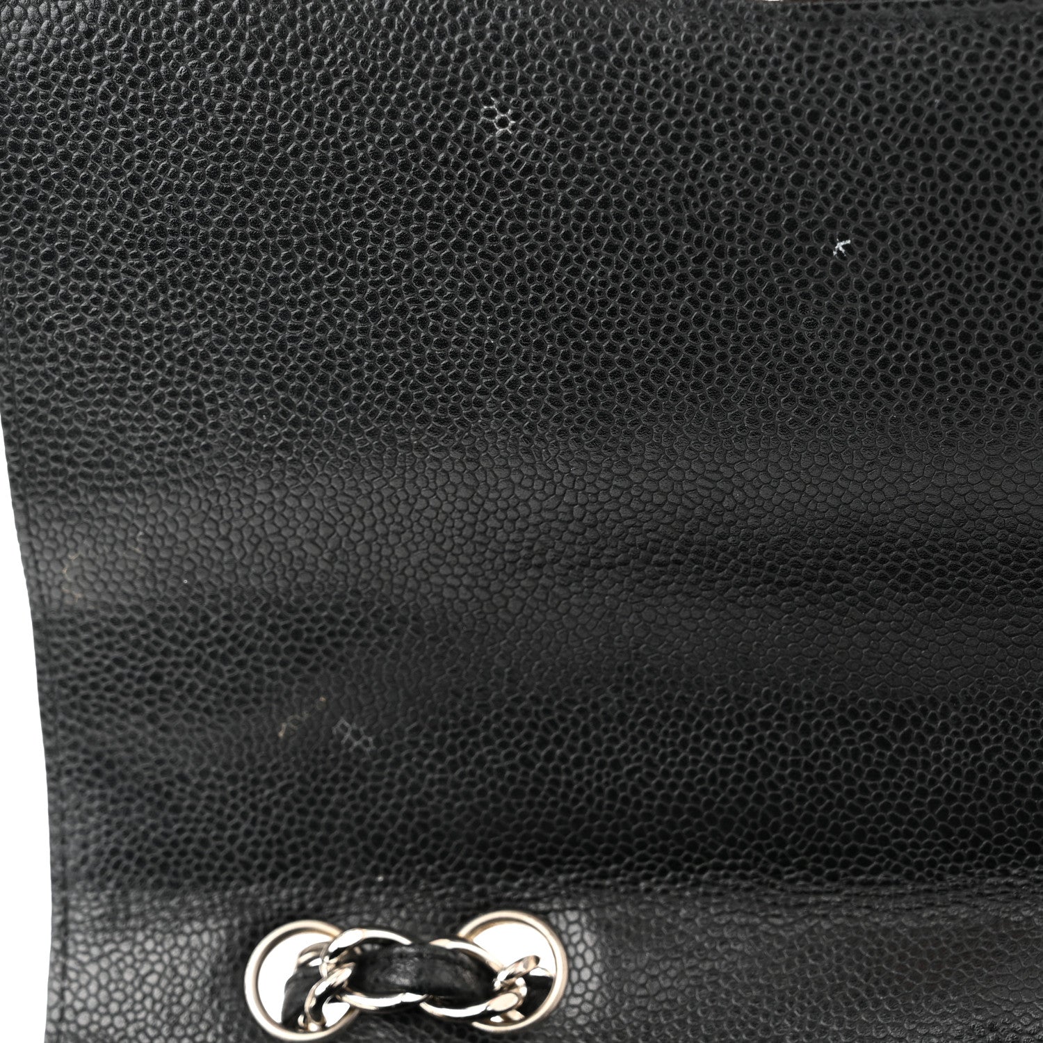 Chanel Caviar Quilted Jumbo Single Flap Black 12 of 13