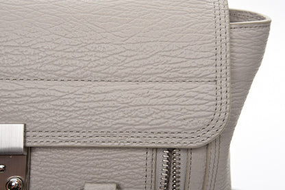 3.1 Phillip Lim 3.1 Textured Calfskin Medium Pashli Satchel Feather 9 of 11