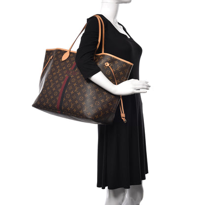 Louis Vuitton Monogram My LV Heritage Neverfull GM Bordeaux Black 2 of 15
