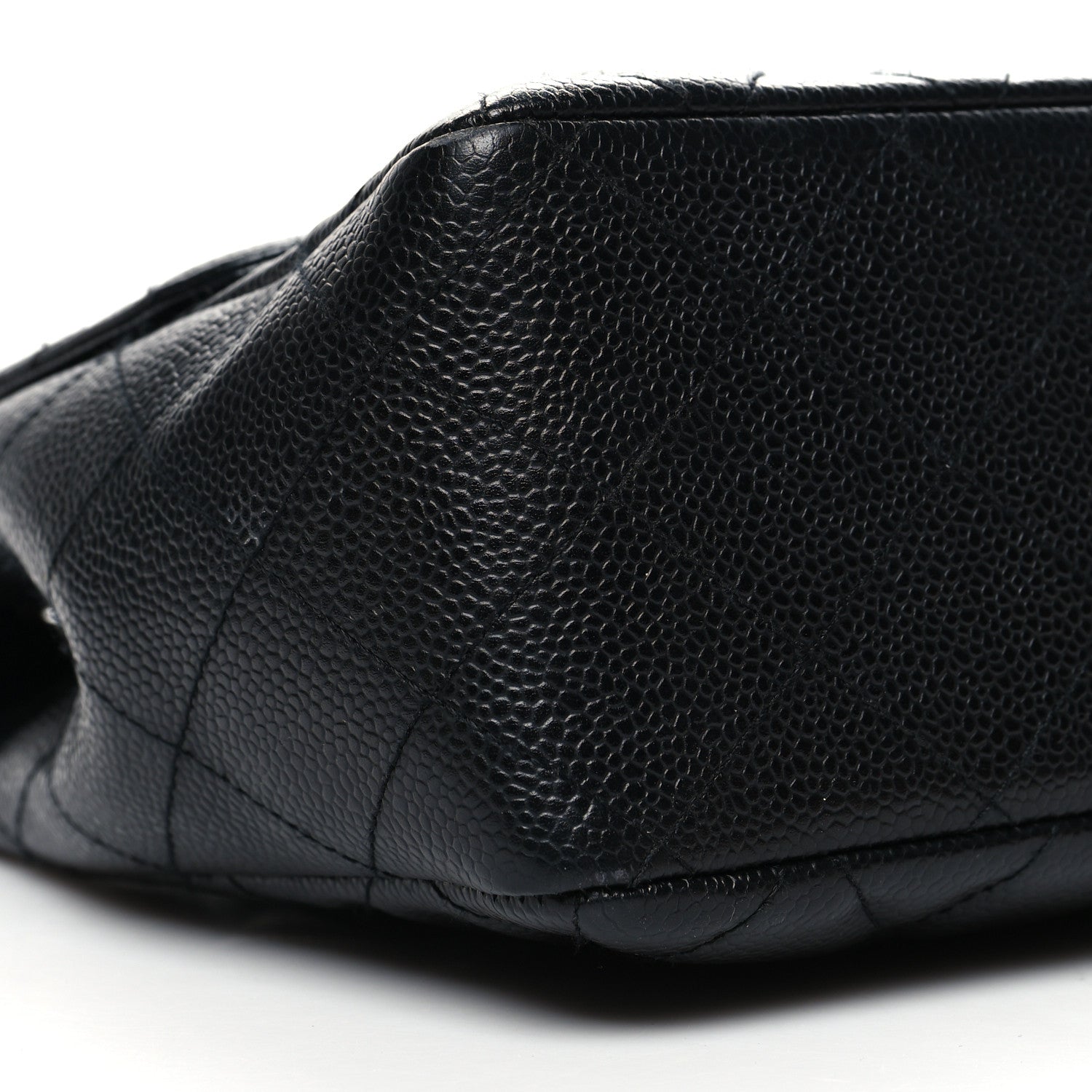 Chanel Caviar Quilted Jumbo Single Flap Black 10 of 13