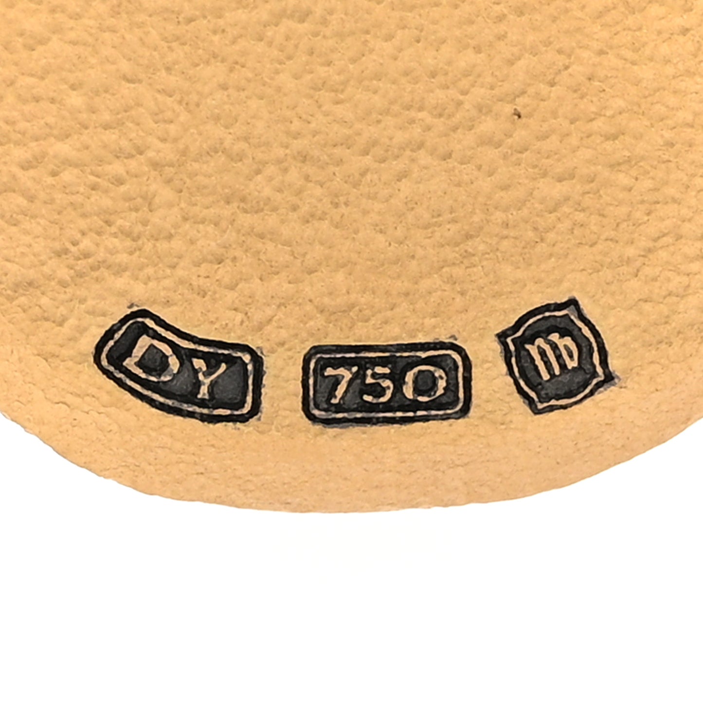 18K Yellow Gold Virgo Zodiac Amulet Pendant