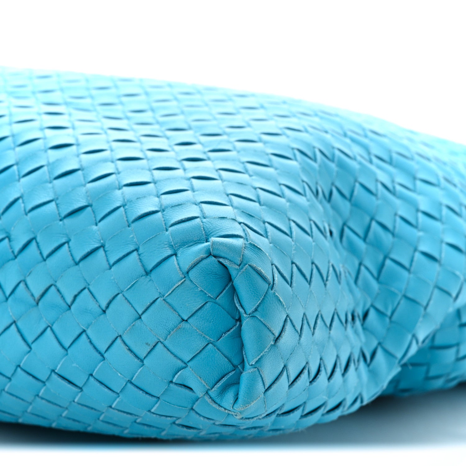 Bottega Veneta Nappa Intrecciato Maxi Convertible Tote Turquoise 11 of 11