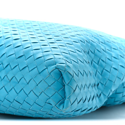 Bottega Veneta Nappa Intrecciato Maxi Convertible Tote Turquoise 11 of 11