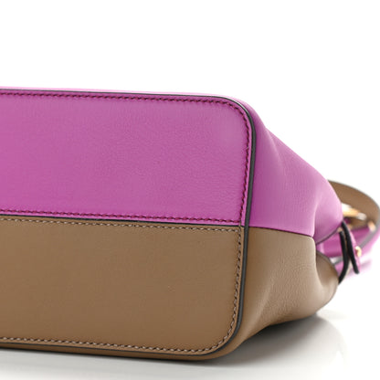 Fendi Vitello Seta Nappa Plexiglass Bi-Color Mini Peekaboo Iconic Satchel Bouganville Sand 11 of 12