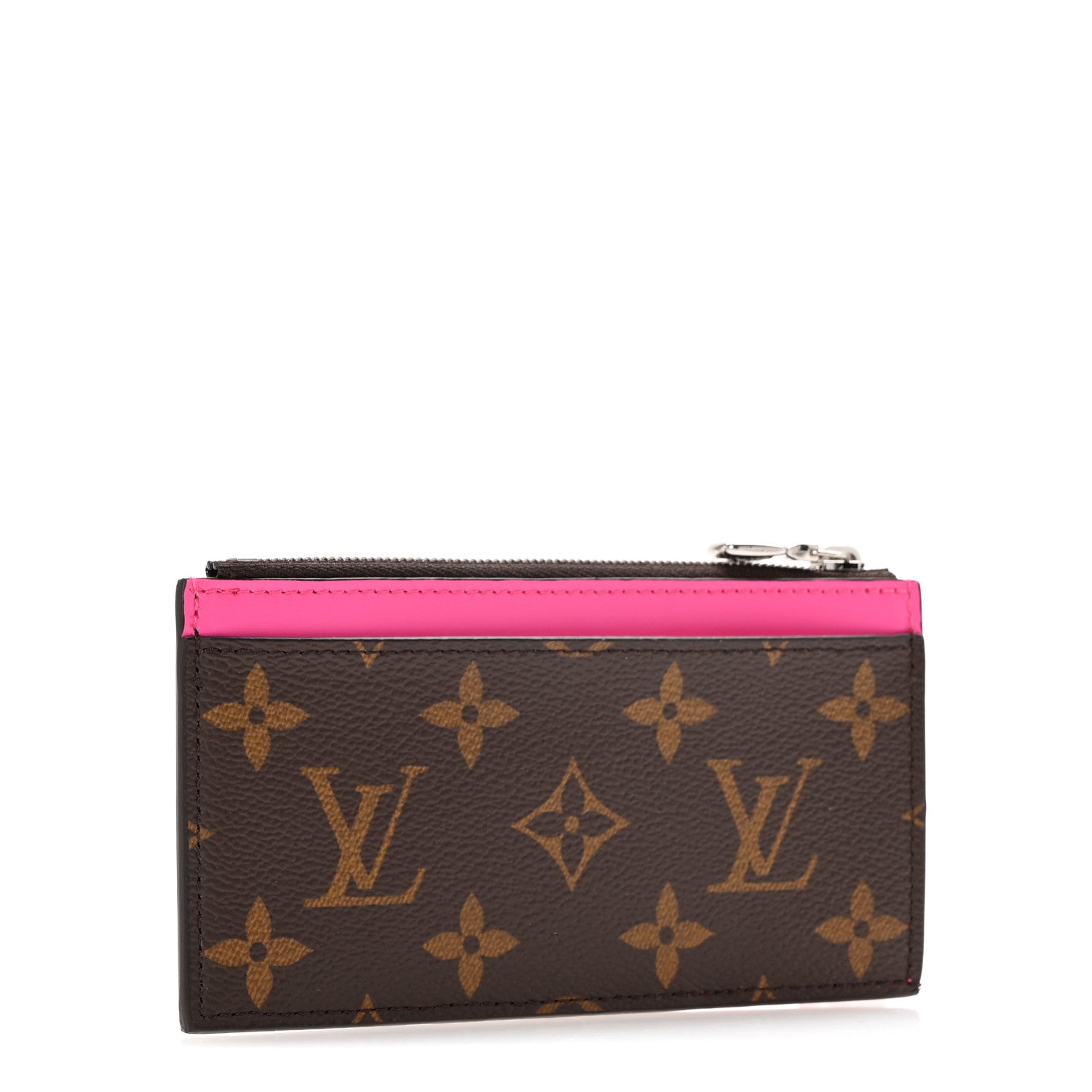 Louis Vuitton Monogram Calfskin Coin Card Holder Rose 3 of 8