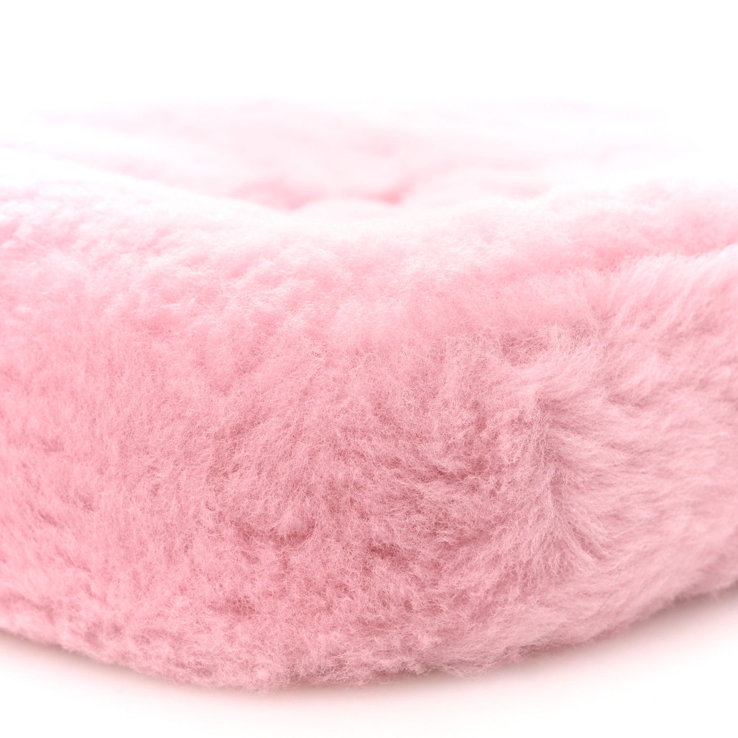 Chanel Shearling CC Flat Mules 37 Pink 17 of 19