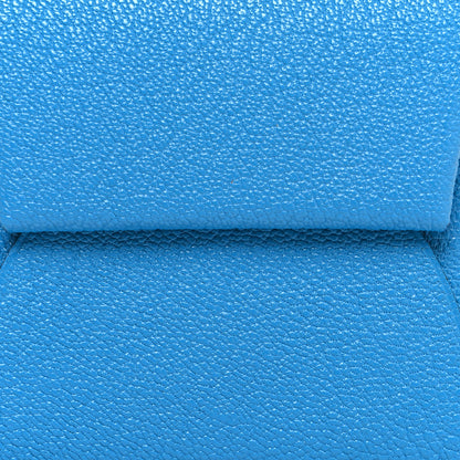 Hermes Chevre Mysore Bastia Verso Coin Purse Bleu Frida Cuivre 8 of 9